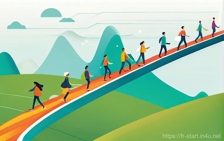 스타트업 마케팅 직무 변화 예측 - **Image Prompt: Authentic Storytelling and Community Building**
    *   **Description:** A warm, inv...